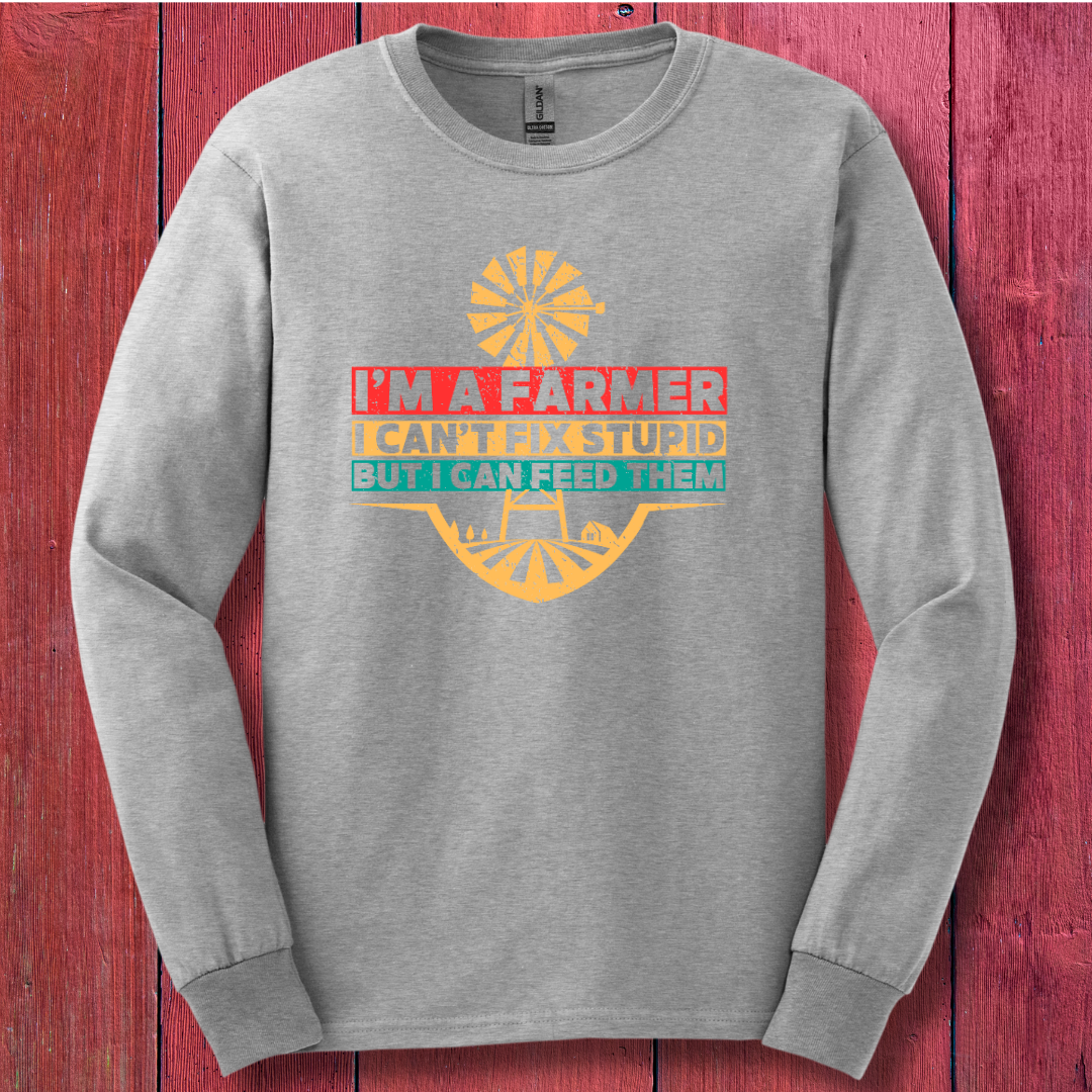 I'm a Farmer Long Sleeve Tee | Gift Ideas for Farmers