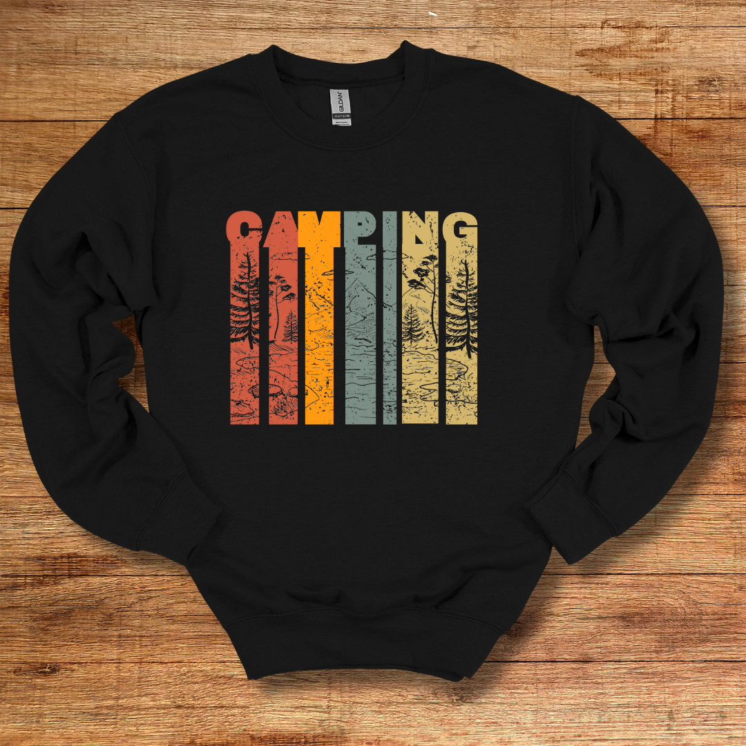 Camping Grunge Sweatshirt | Camping Gift Ideas