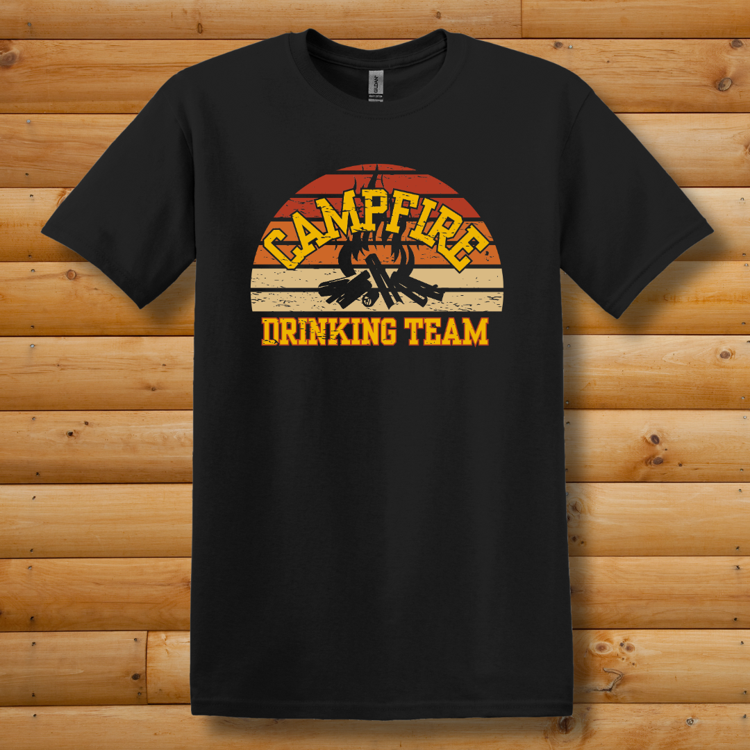 Campfire Drinking Team T-Shirt | Campfire Beers