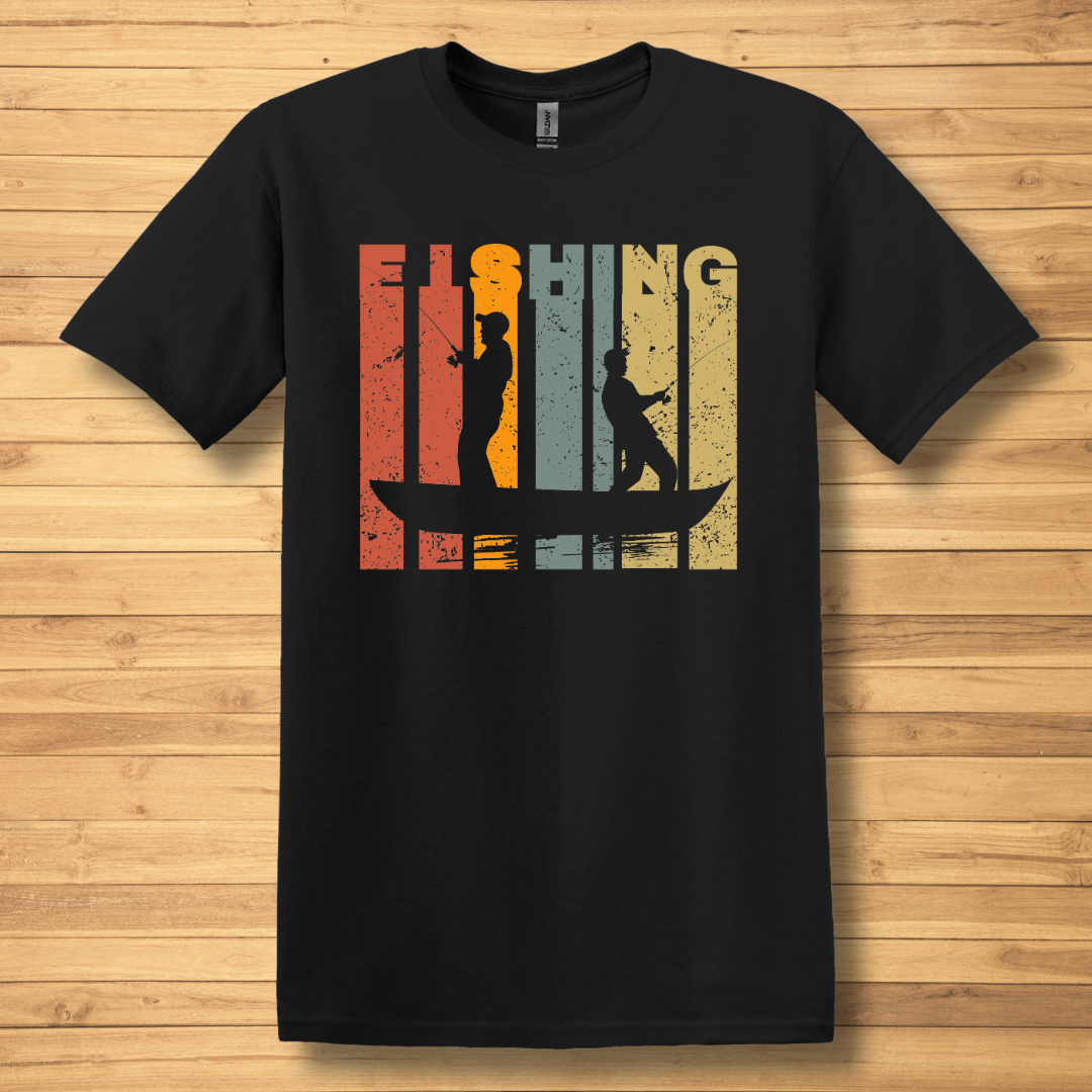 Fishing Grunge T-Shirt