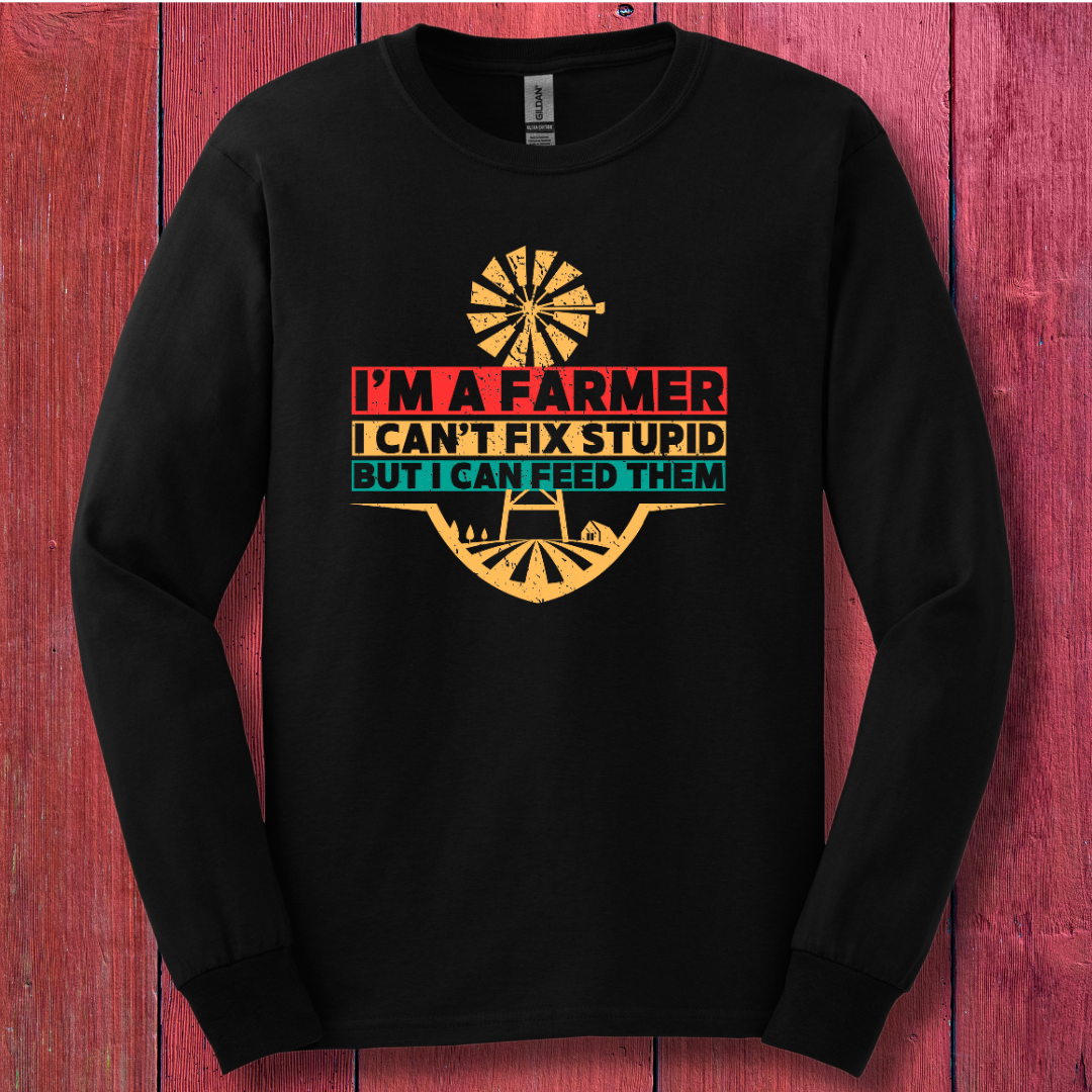 I'm a Farmer Long Sleeve Tee | Gift Ideas for Farmers