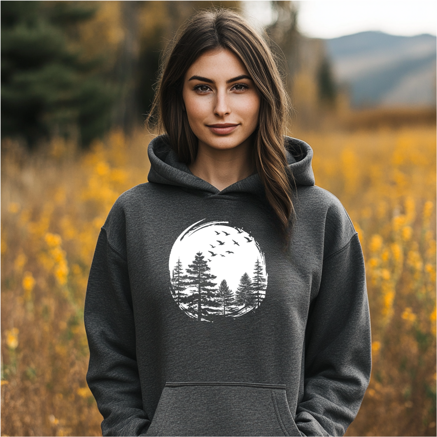 Nature Lover Pines Hoodie | Nature Lover Gift