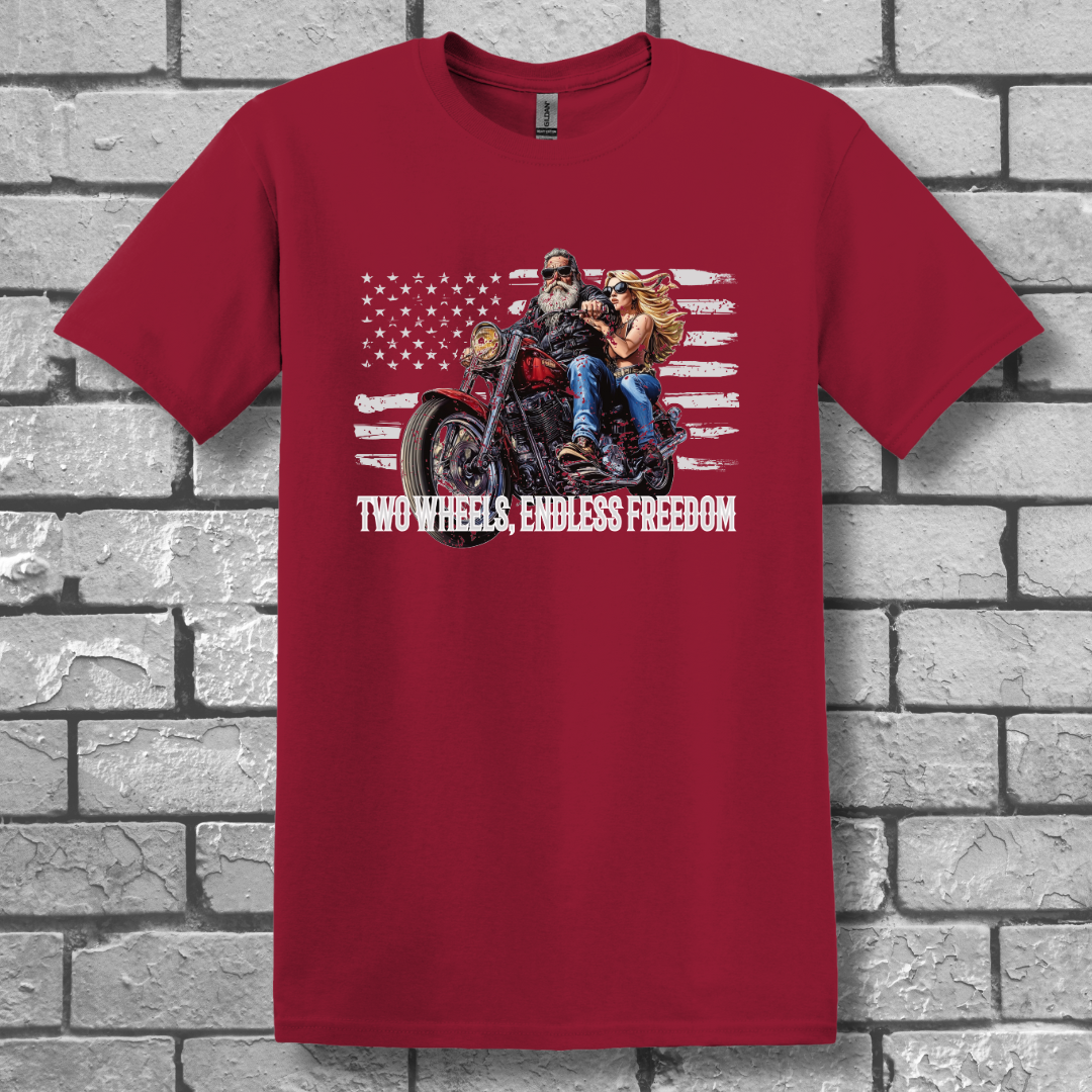 Two Wheels, Endless Freedom T-Shirt