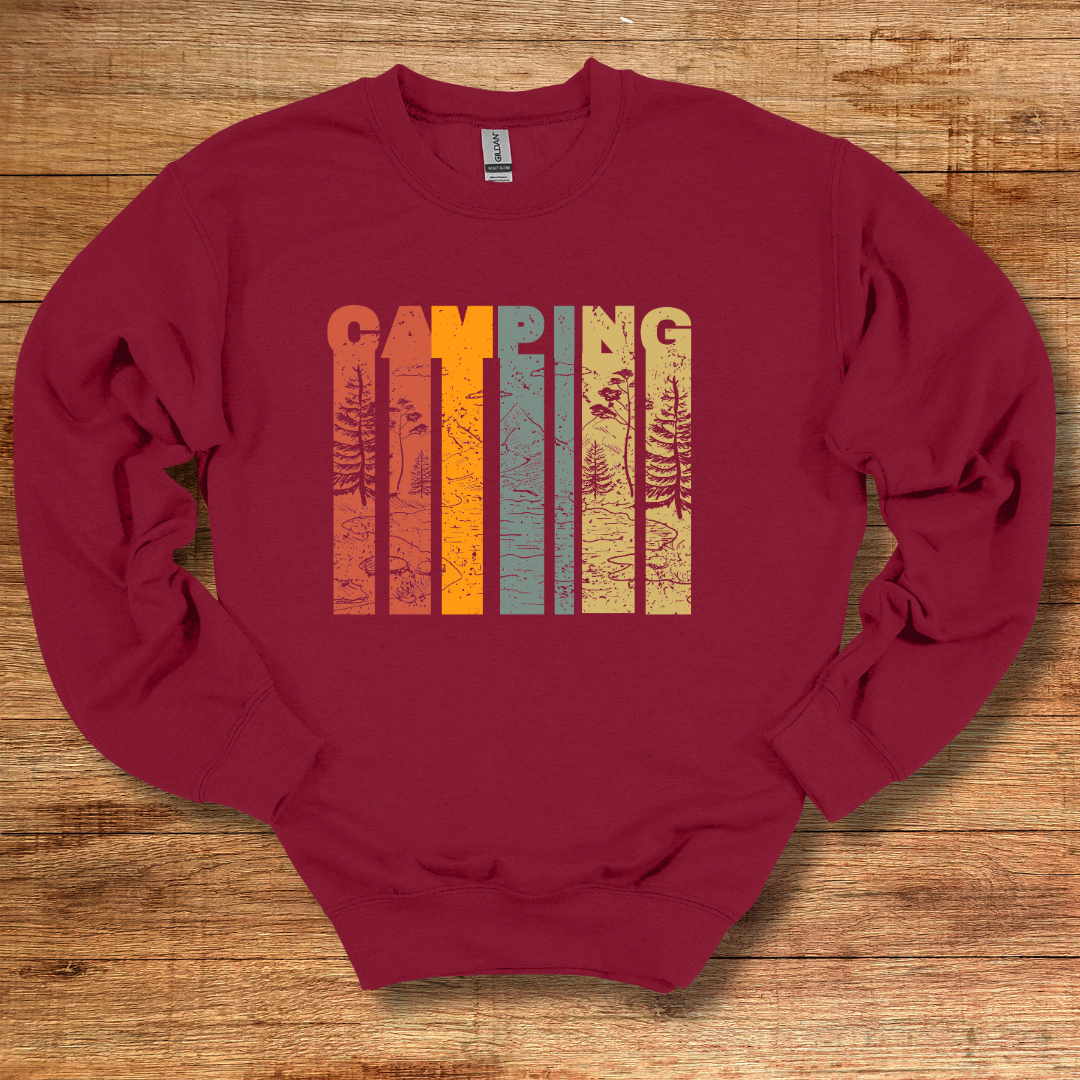 Camping Grunge Sweatshirt | Camping Gift Ideas