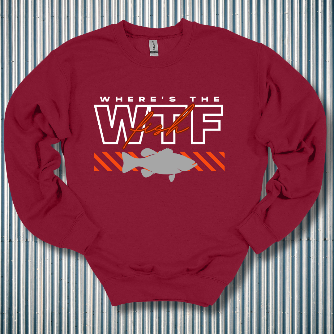 WTF Where's the Fish Sweatshirt