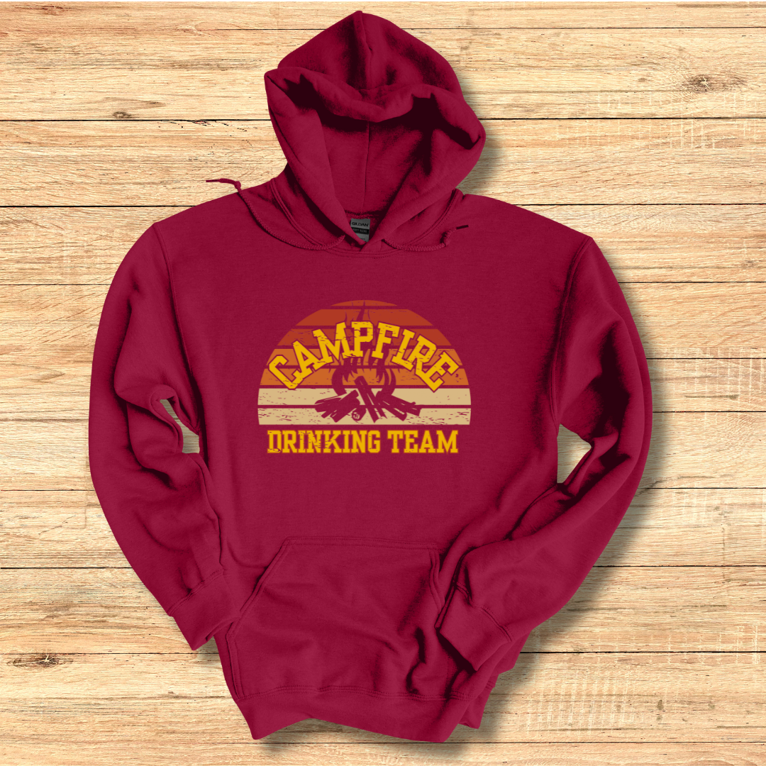 Campfire Drinking Team Long-Sleeve Hoodie | Campfire Beers