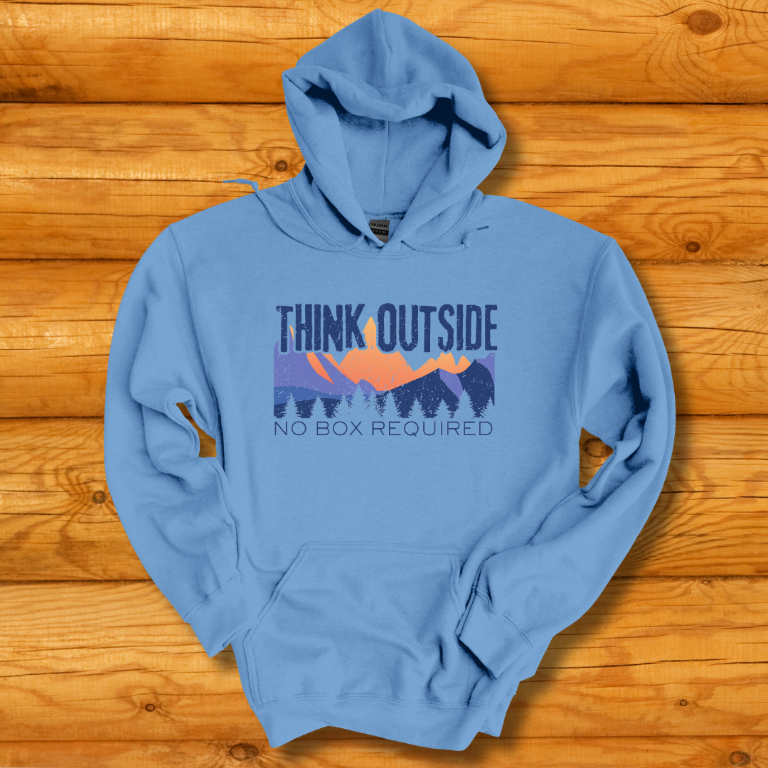 Think Outside Long-Sleeve Hoodie | Camping Gift Ideas