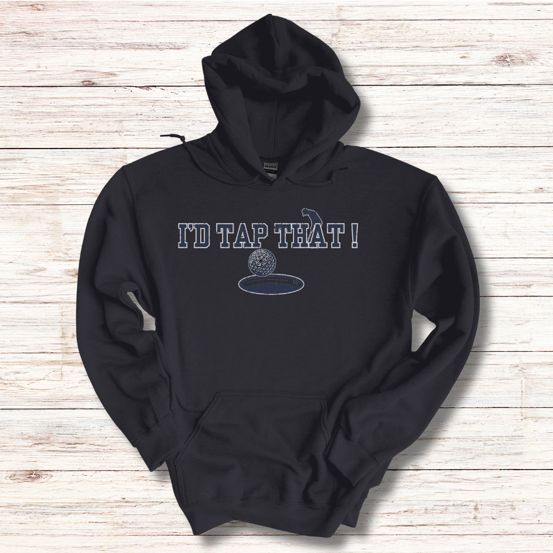 I'd Tap That Long-Sleeve Hoodie | Golfer Gift