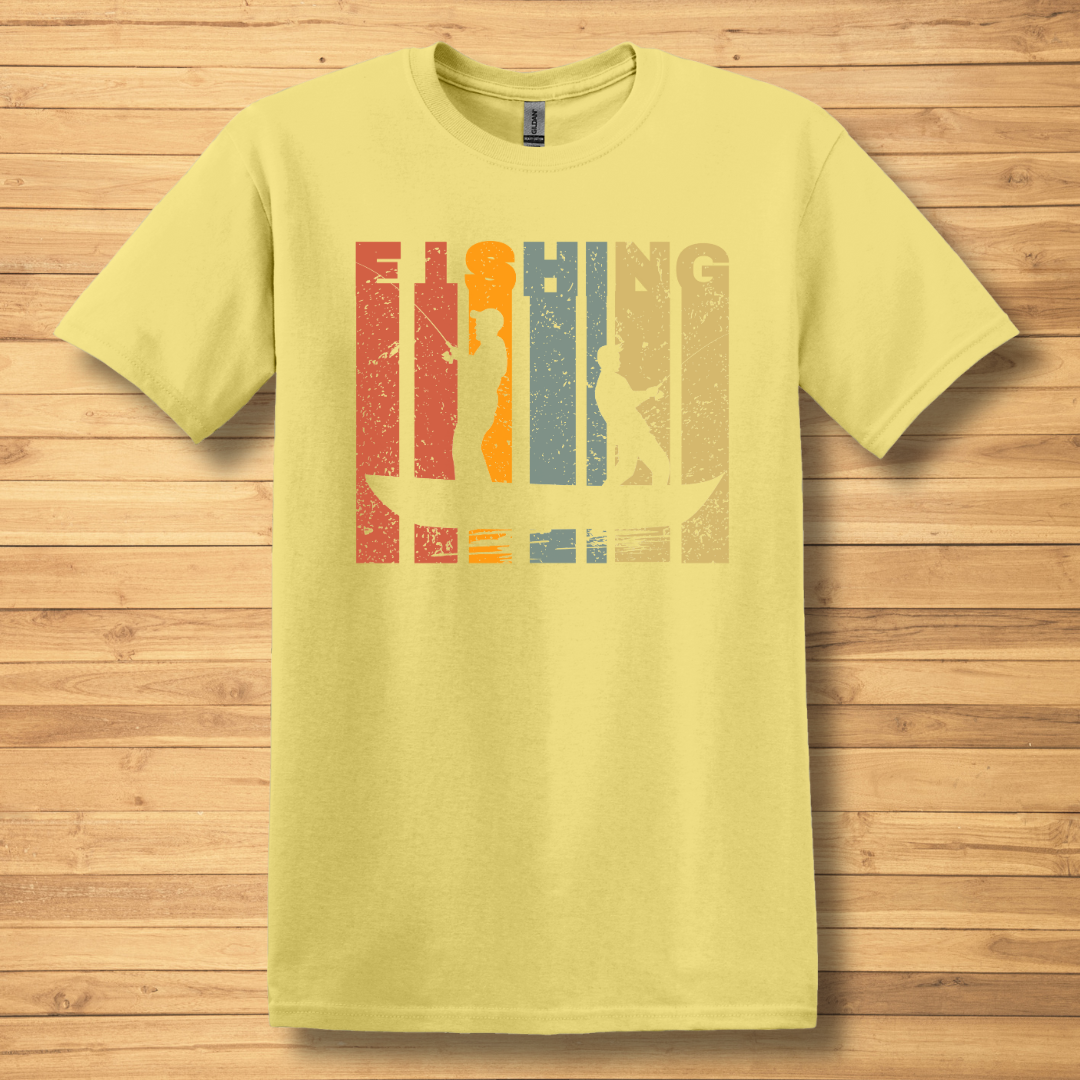 Fishing Grunge T-Shirt
