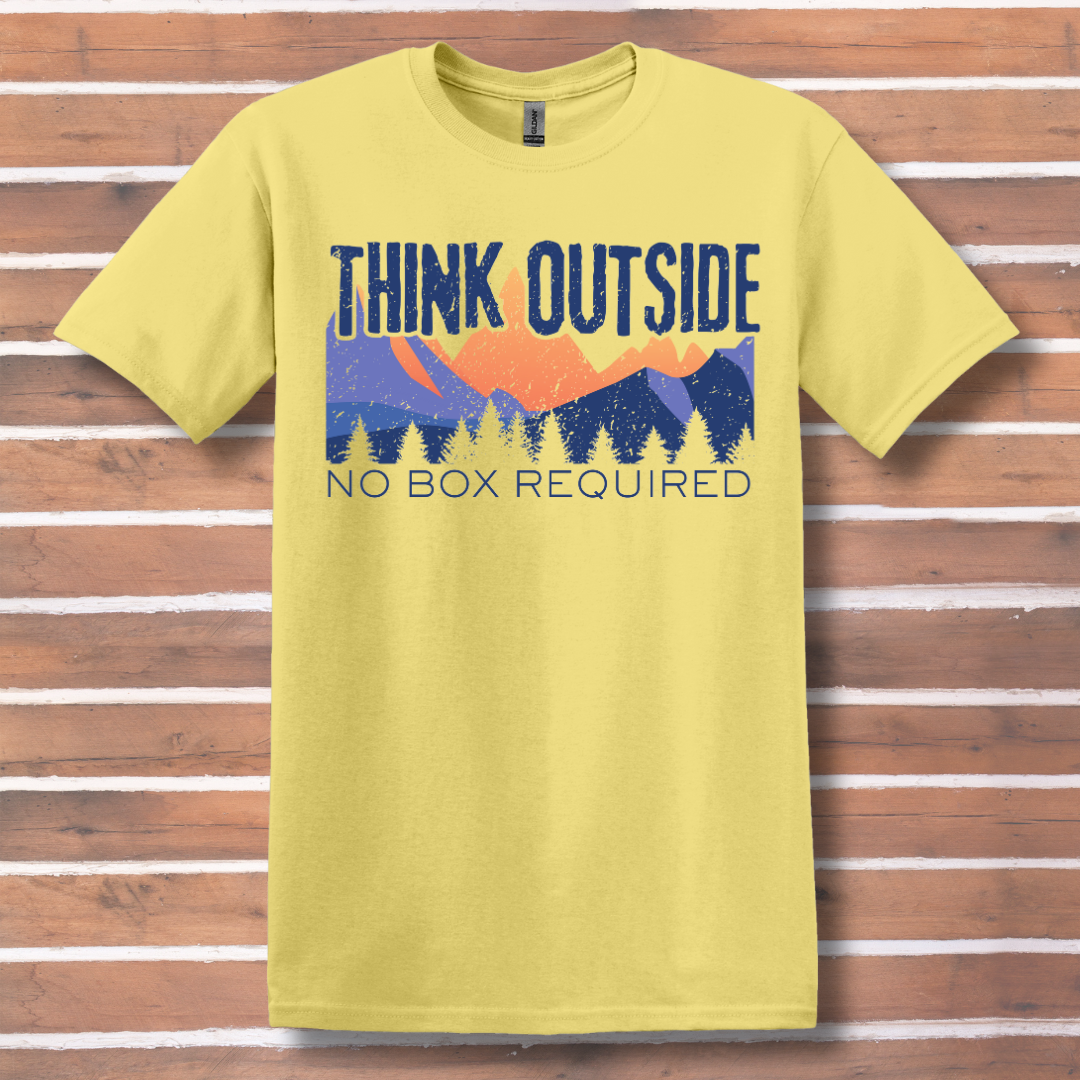 Think Outside T-Shirt | Camping Gift Ideas