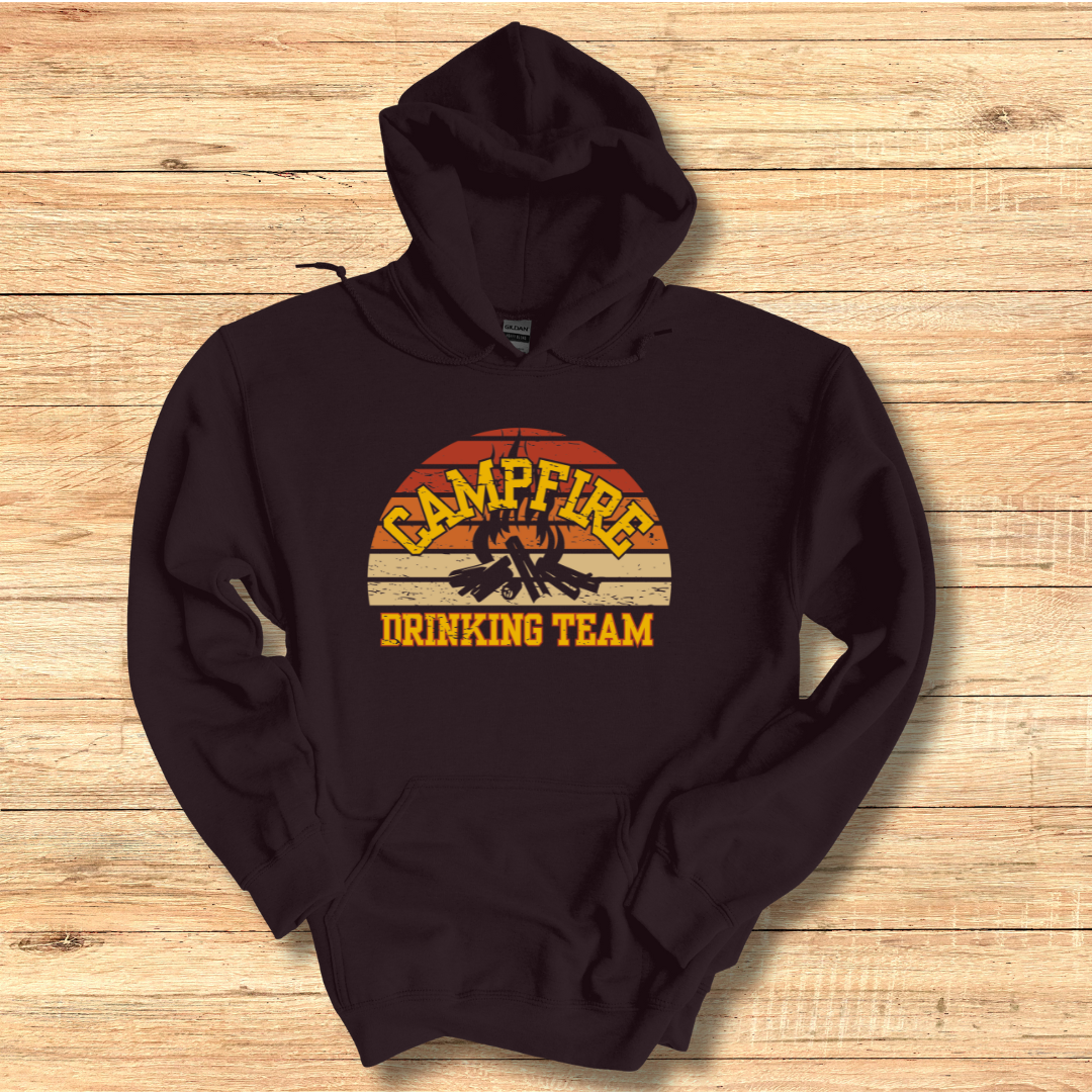 Campfire Drinking Team Long-Sleeve Hoodie | Campfire Beers