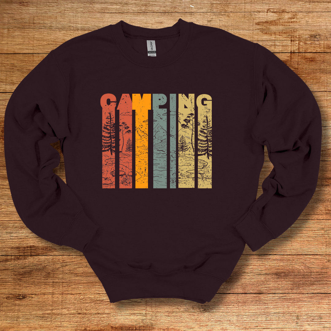 Camping Grunge Sweatshirt | Camping Gift Ideas