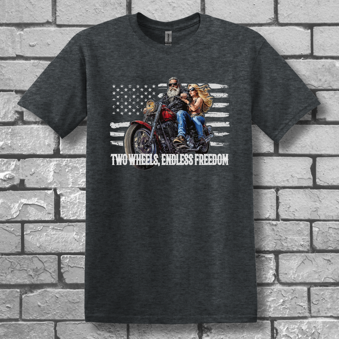 Two Wheels, Endless Freedom T-Shirt