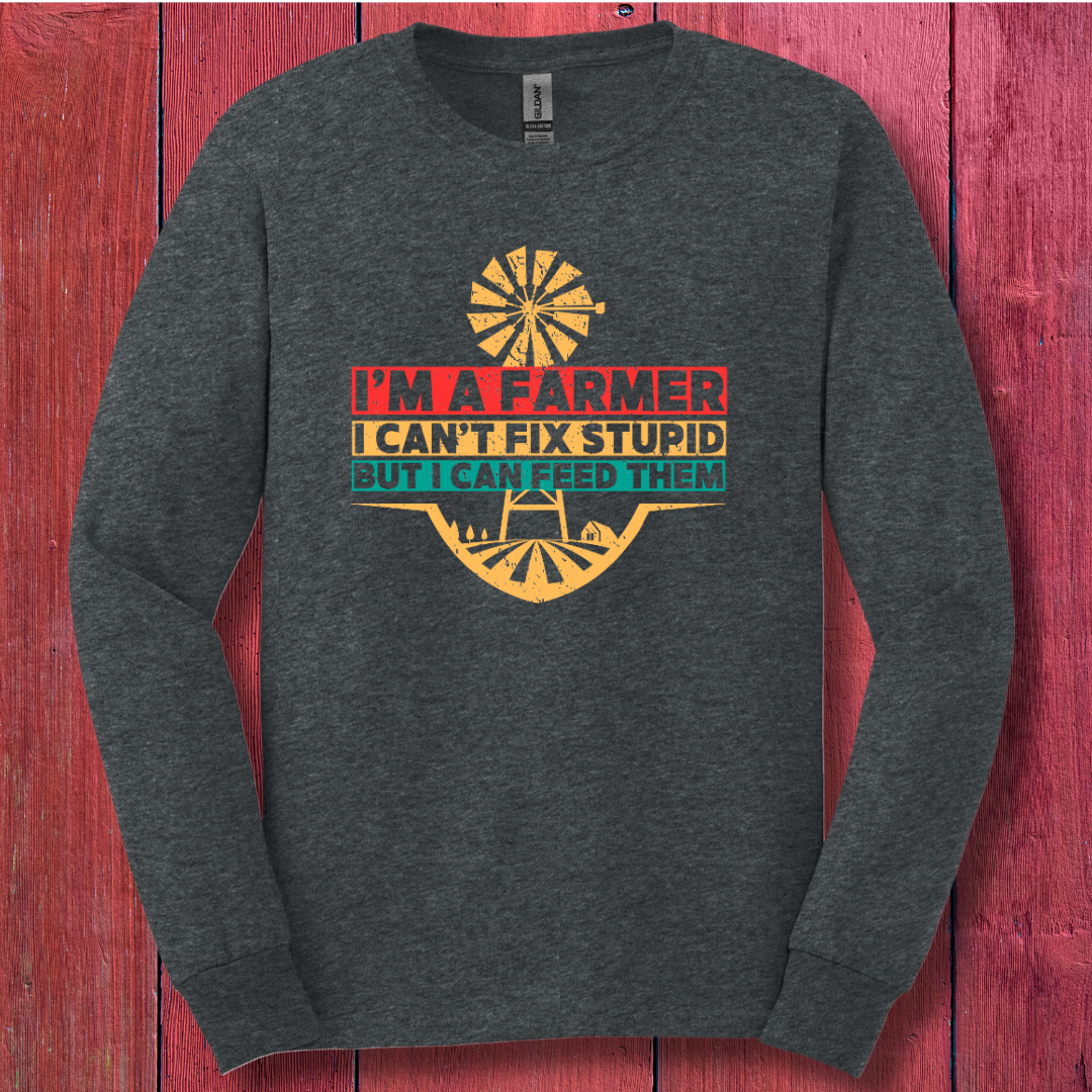I'm a Farmer Long Sleeve Tee | Gift Ideas for Farmers