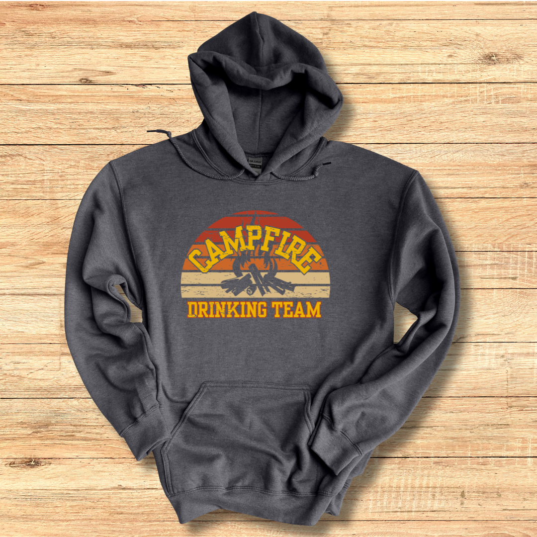Campfire Drinking Team Long-Sleeve Hoodie | Campfire Beers