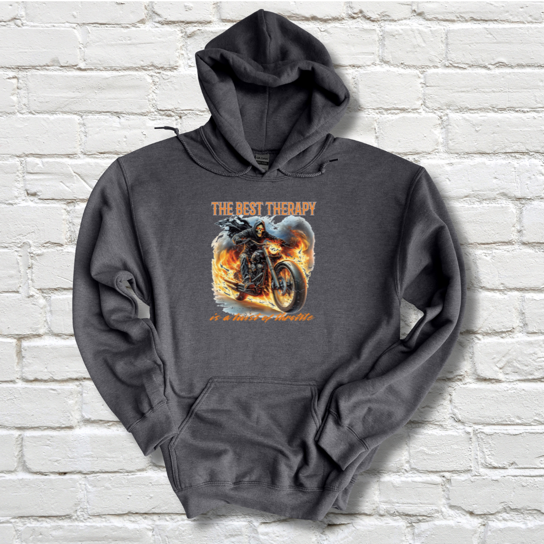 The Best Therapy Long-Sleeve Hoodie