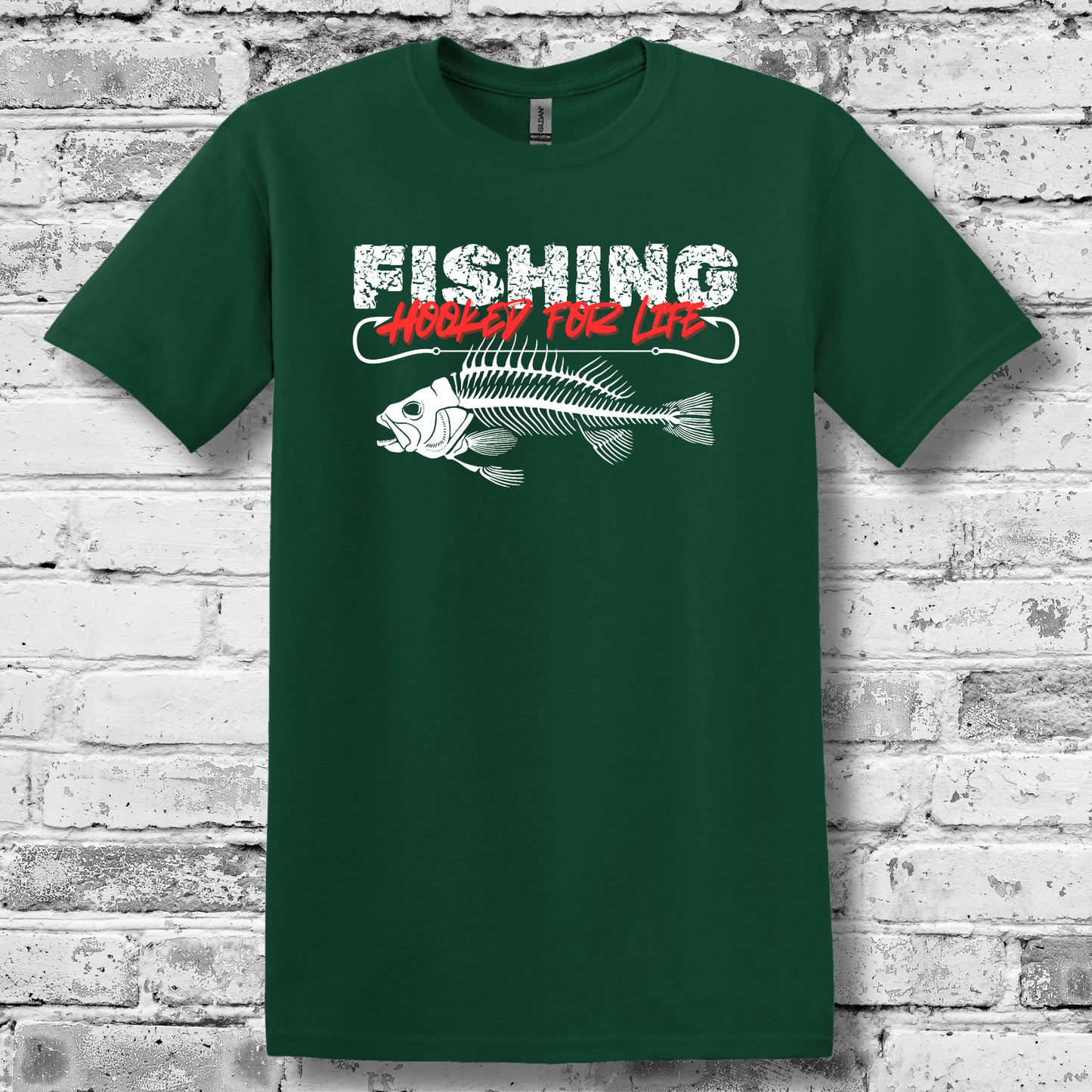 Fishing Hooked For Life T-Shirt