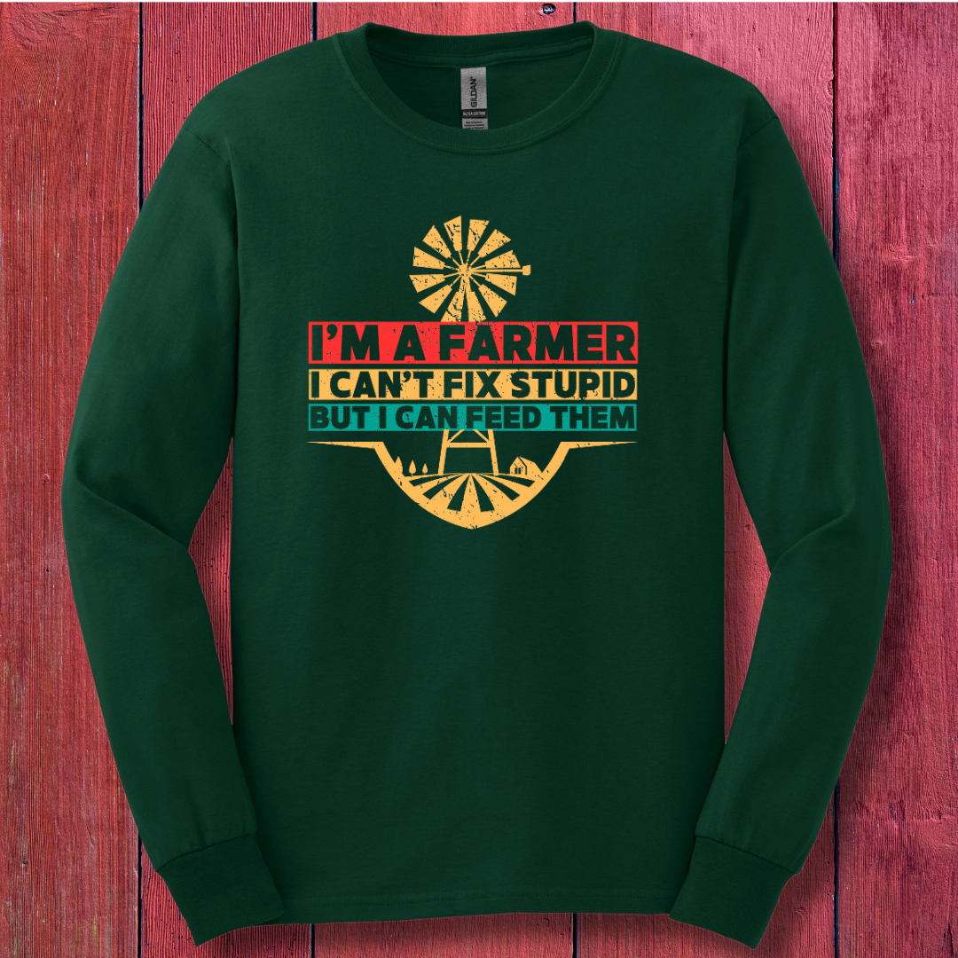 I'm a Farmer Long Sleeve Tee | Gift Ideas for Farmers