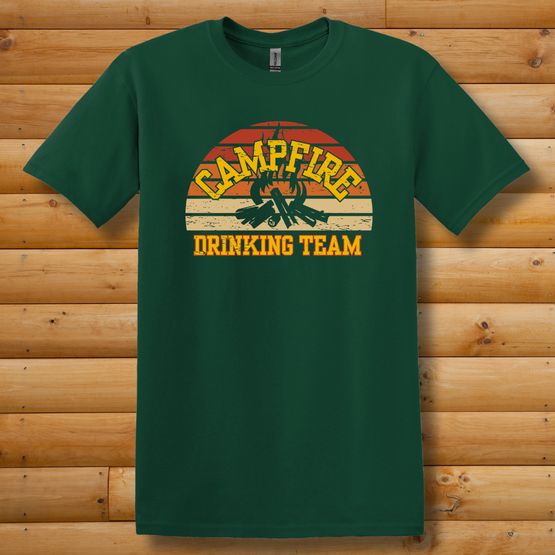 Campfire Drinking Team T-Shirt | Campfire Beers