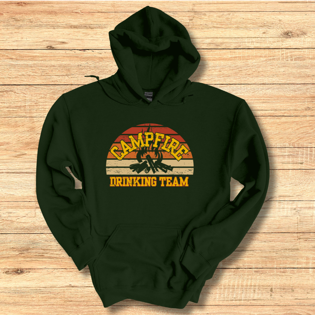 Campfire Drinking Team Long-Sleeve Hoodie | Campfire Beers