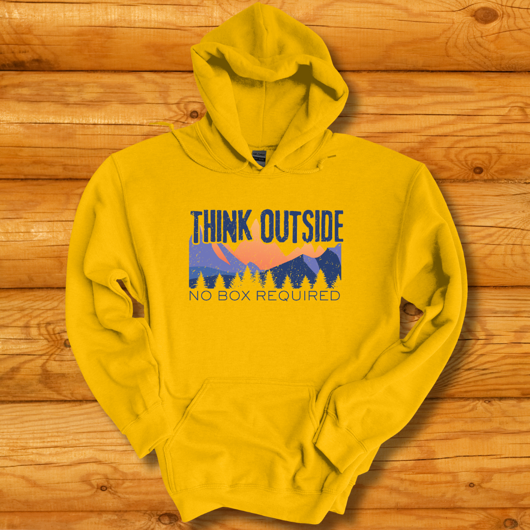 Think Outside Long-Sleeve Hoodie | Camping Gift Ideas