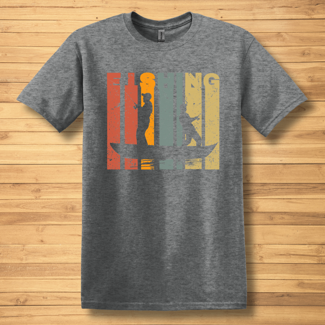 Fishing Grunge T-Shirt