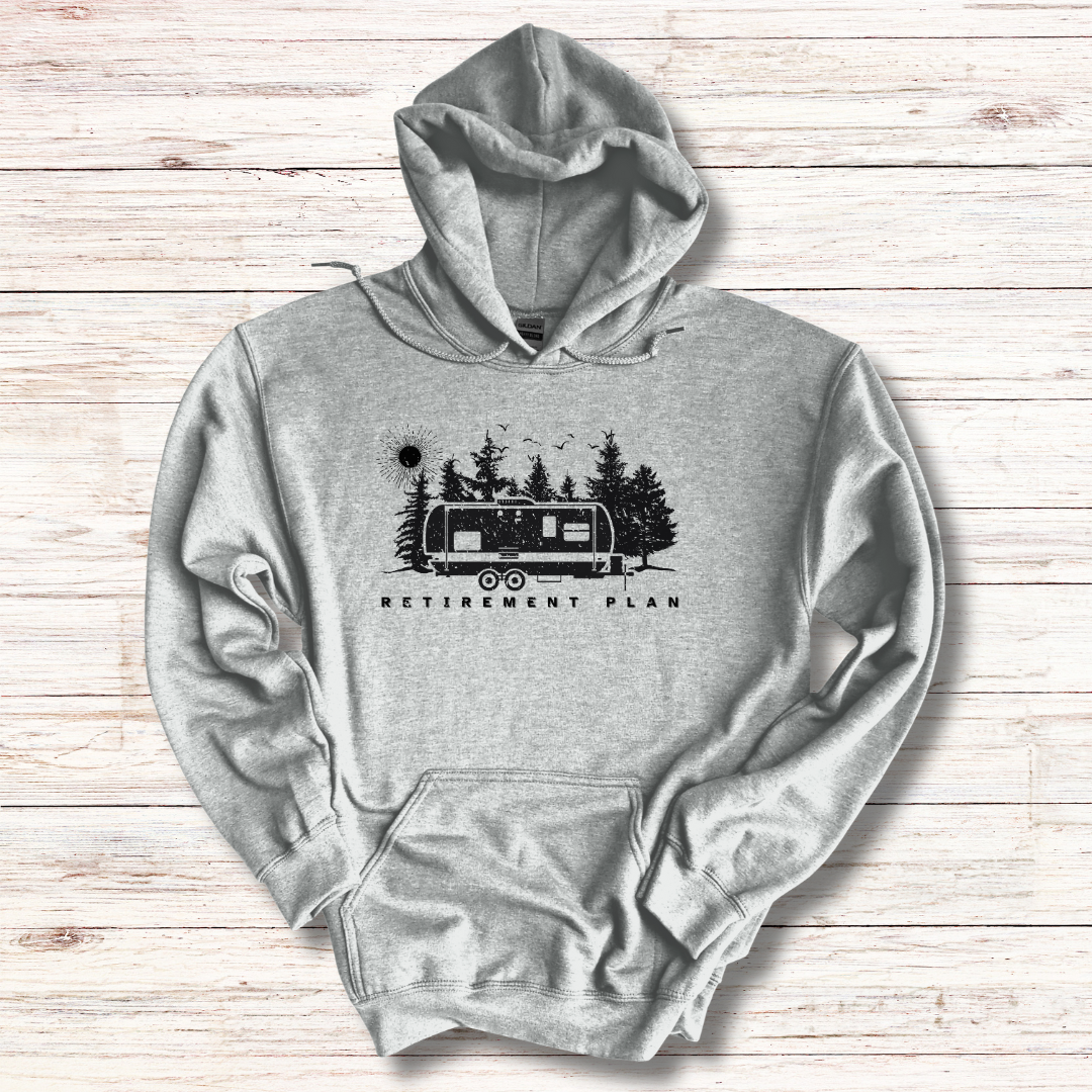 RV Retirement Plan Long-Sleeve Hoodie