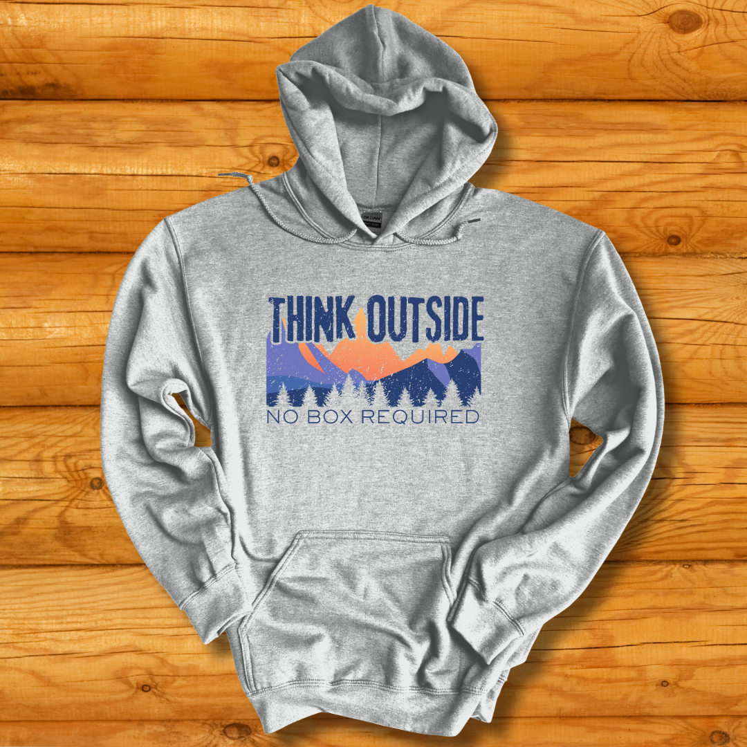 Think Outside Long-Sleeve Hoodie | Camping Gift Ideas