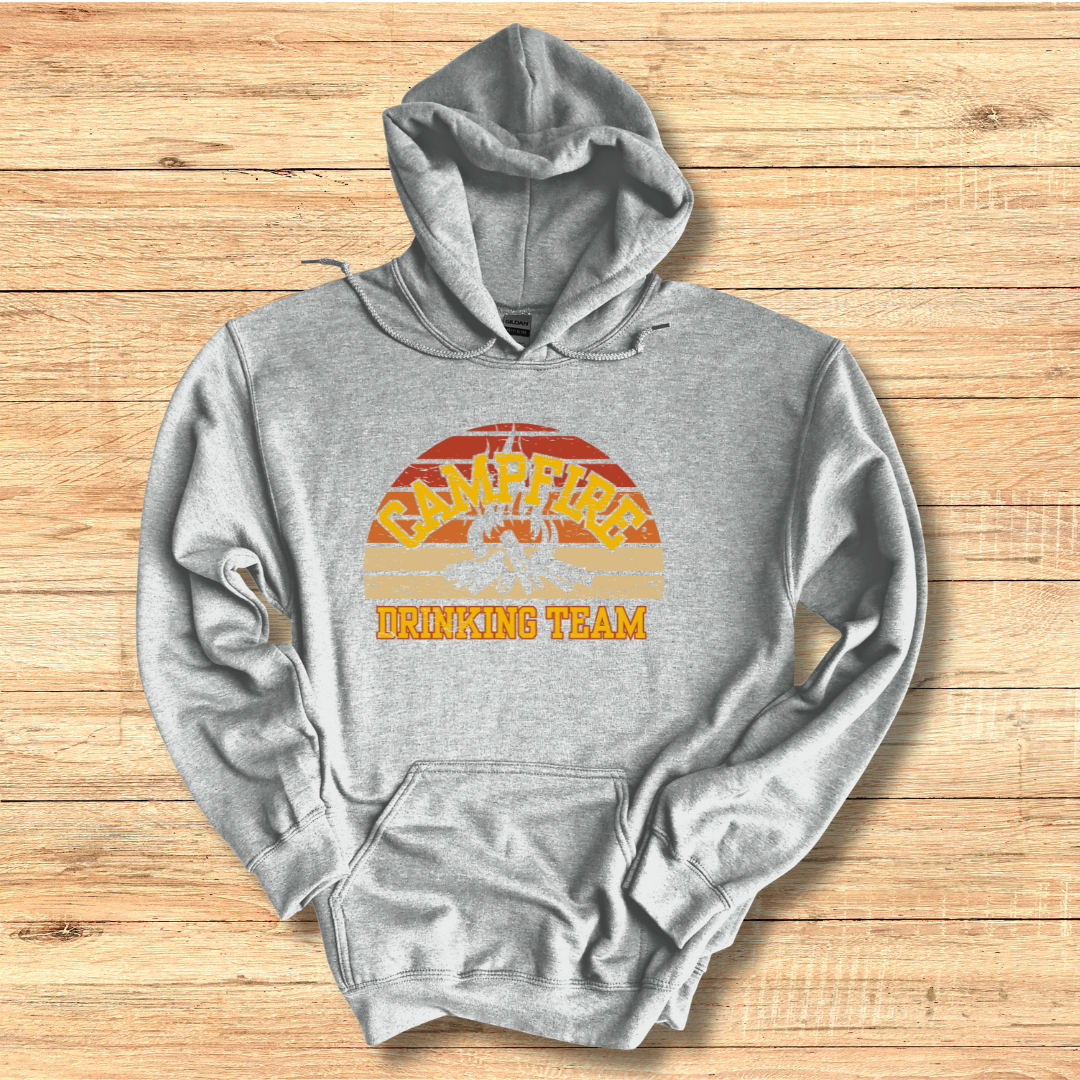 Campfire Drinking Team Long-Sleeve Hoodie | Campfire Beers