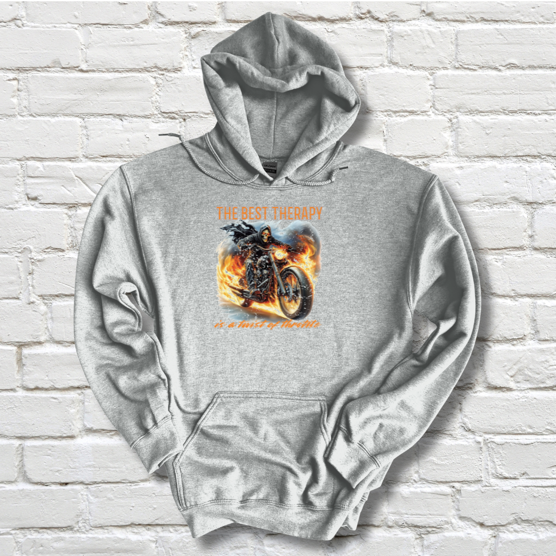 The Best Therapy Long-Sleeve Hoodie