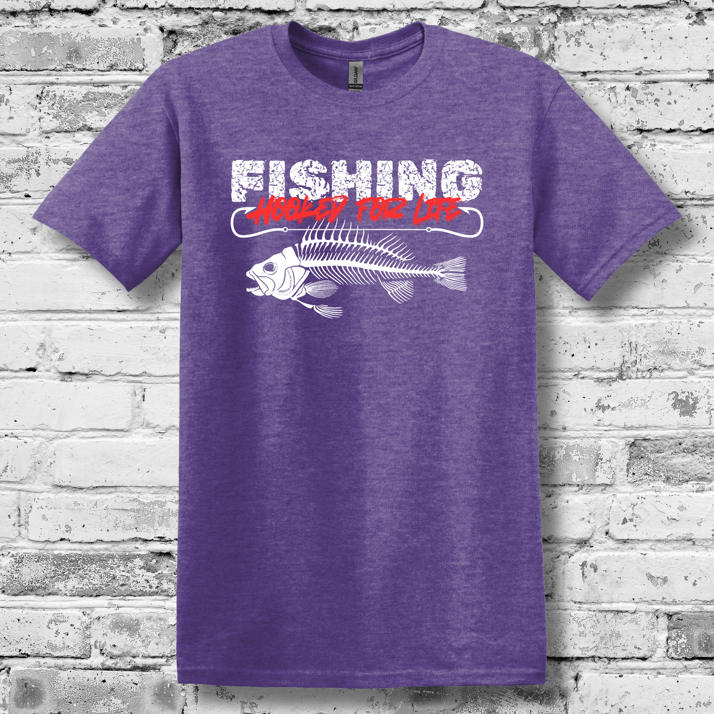 Fishing Hooked For Life T-Shirt