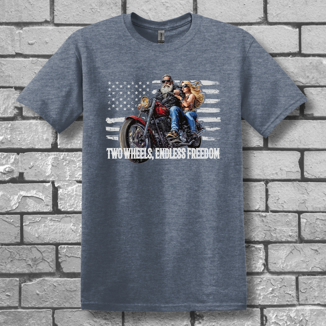 Two Wheels, Endless Freedom T-Shirt