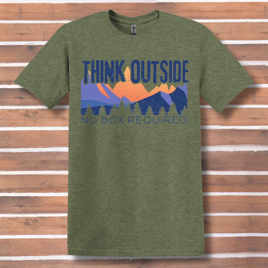 Think Outside T-Shirt | Camping Gift Ideas