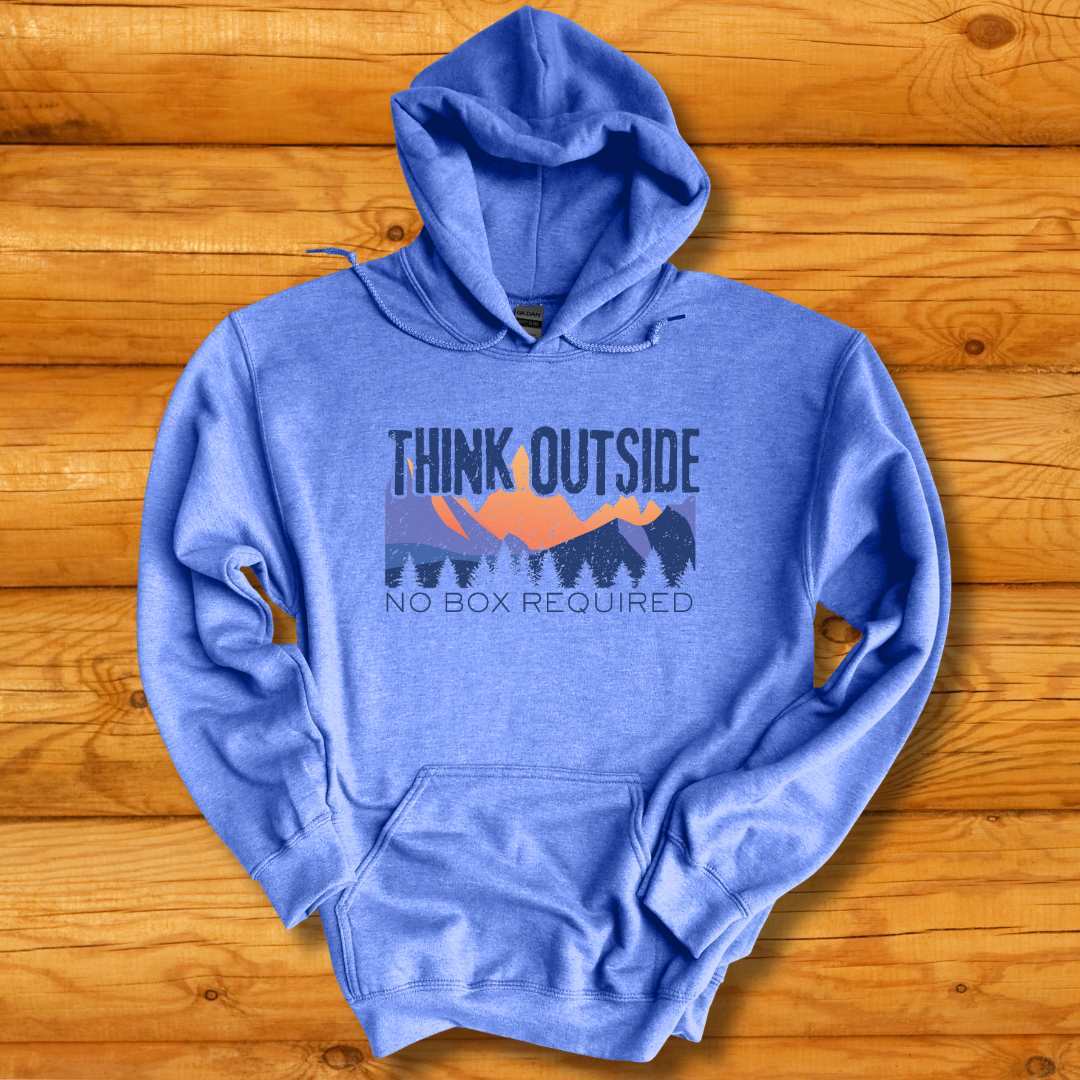 Think Outside Long-Sleeve Hoodie | Camping Gift Ideas