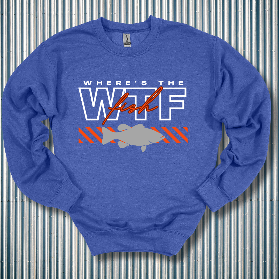 WTF Where's the Fish Sweatshirt