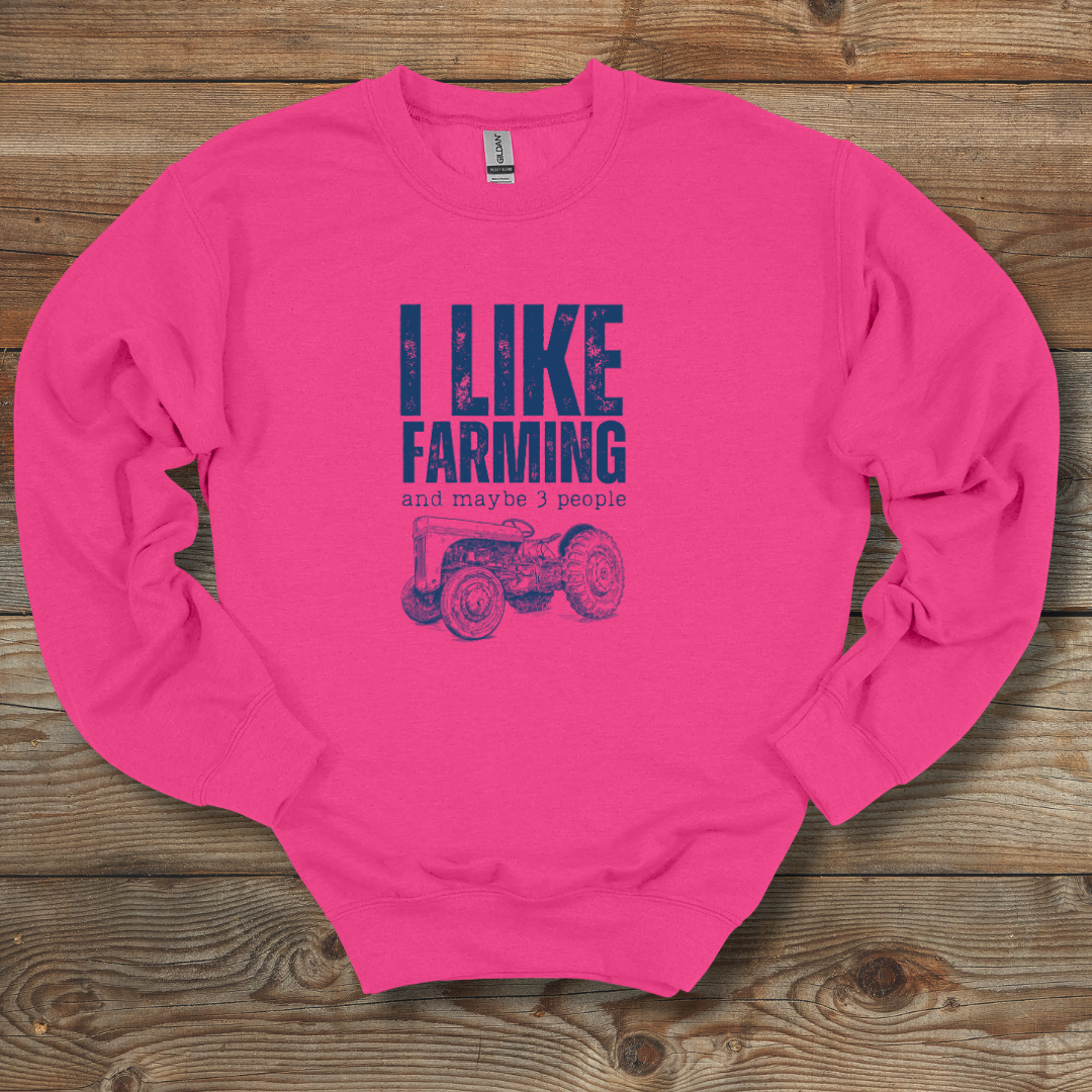 I Like Farming, Tractor Version, Sweatshirt