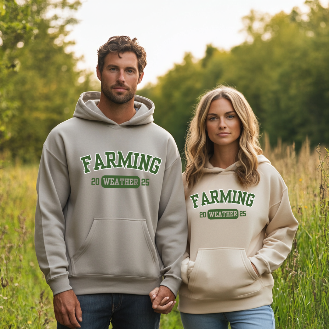 Farming Weather Long-Sleeve Hoodie