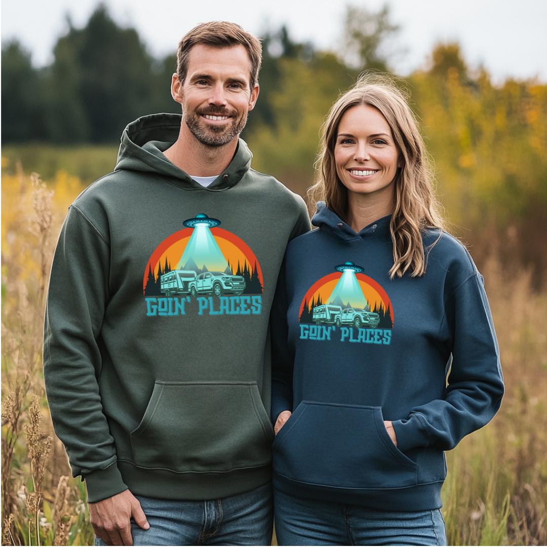 Goin Places Long-Sleeve Hoodie