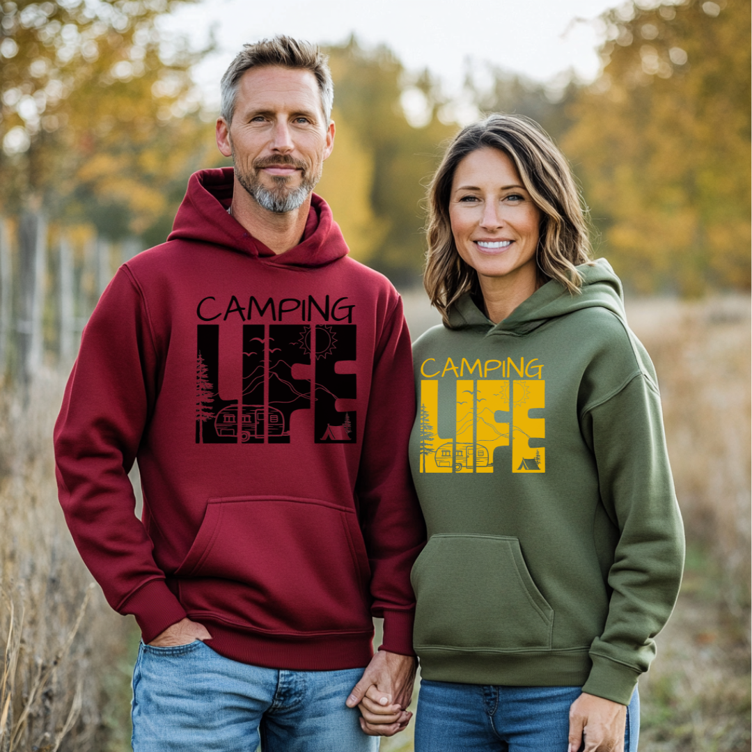 Camping Life Long-Sleeve Hoodie