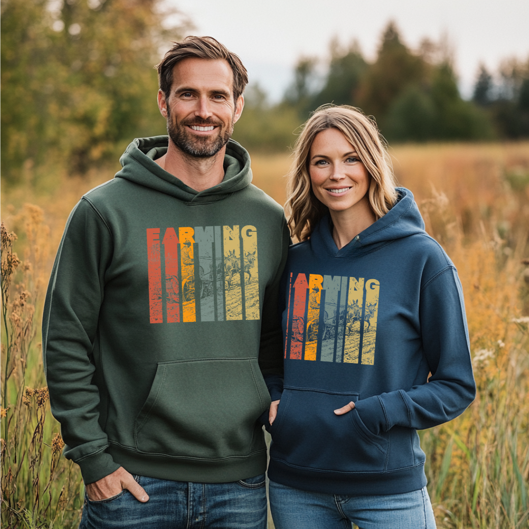 Farming Grunge Hoodie | Farmer Gift