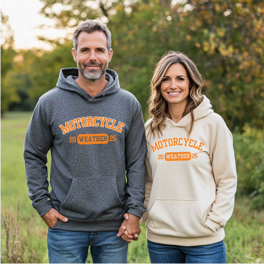 Motorcycle Weather Long-Sleeve Hoodie