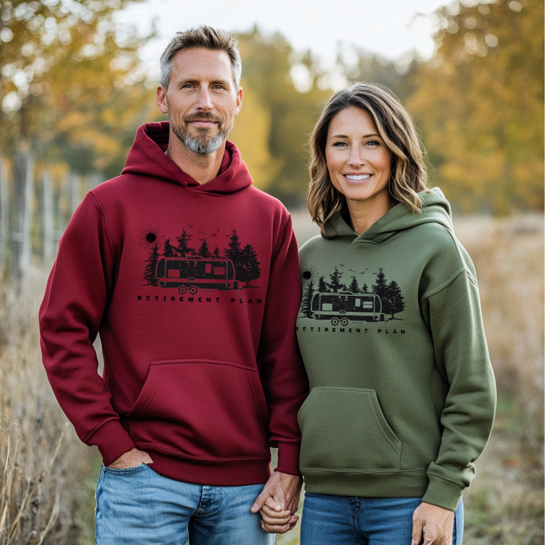 RV Retirement Plan Long-Sleeve Hoodie