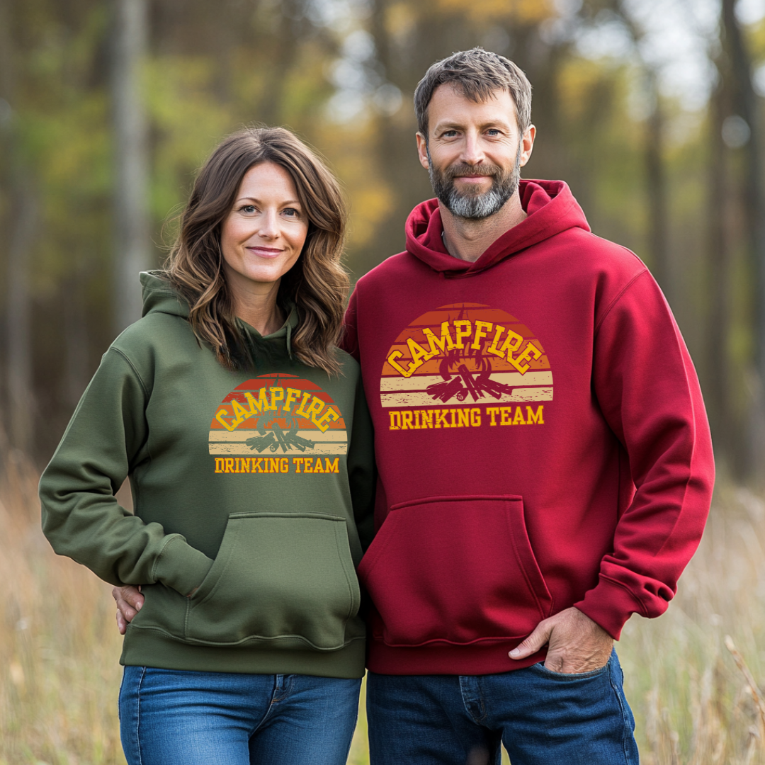 Campfire Drinking Team Long-Sleeve Hoodie | Campfire Beers