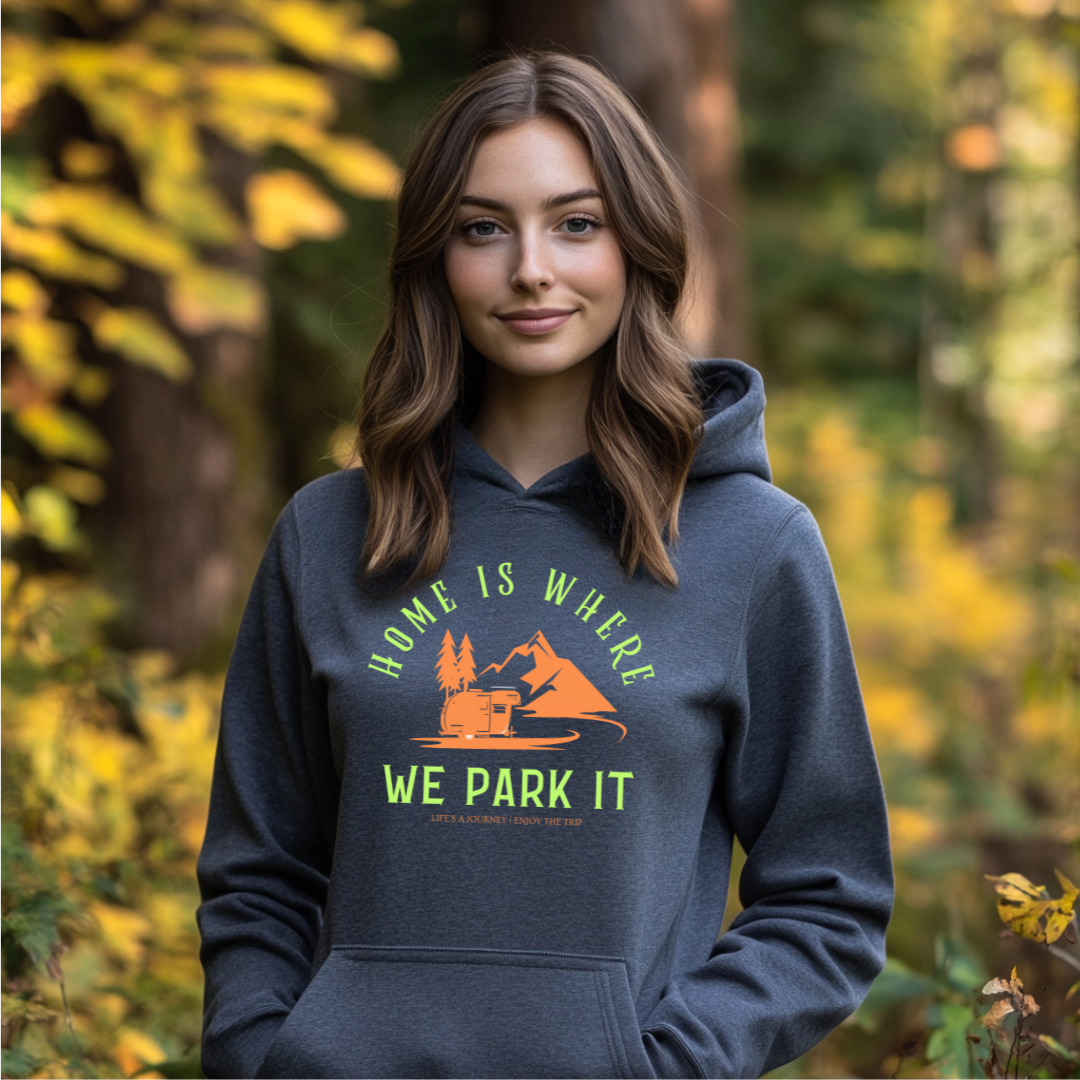 Home is Where We Park It Long-Sleeve Hoodie
