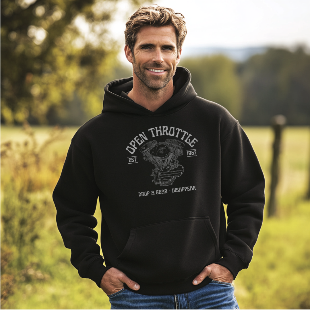 Open Throttle Long-Sleeve Hoodie