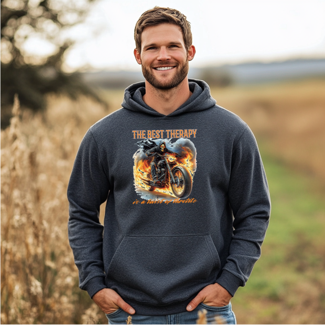 The Best Therapy Long-Sleeve Hoodie
