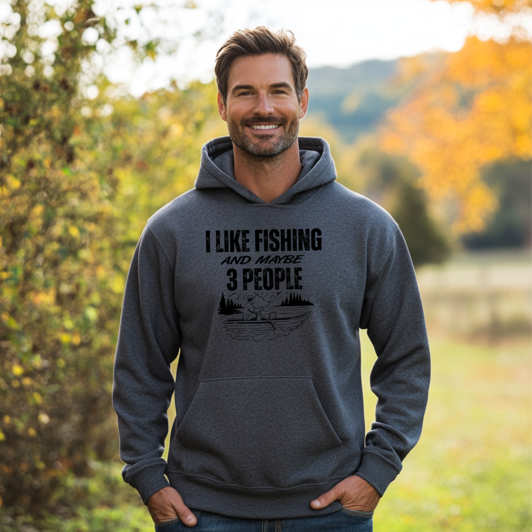 I Like Fishing Long-Sleeve Hoodie