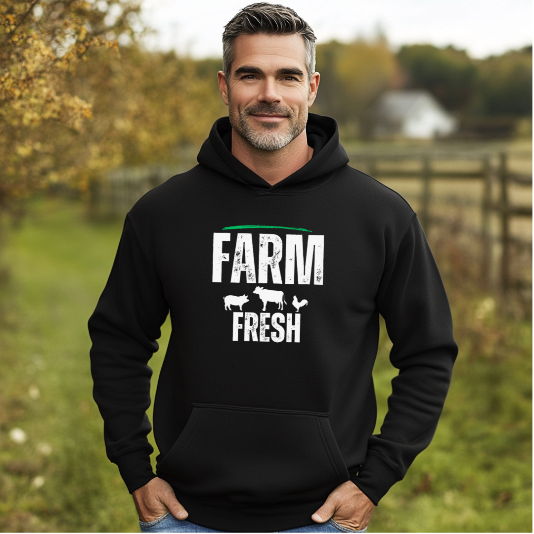 Farm Fresh Long-Sleeve Hoodie