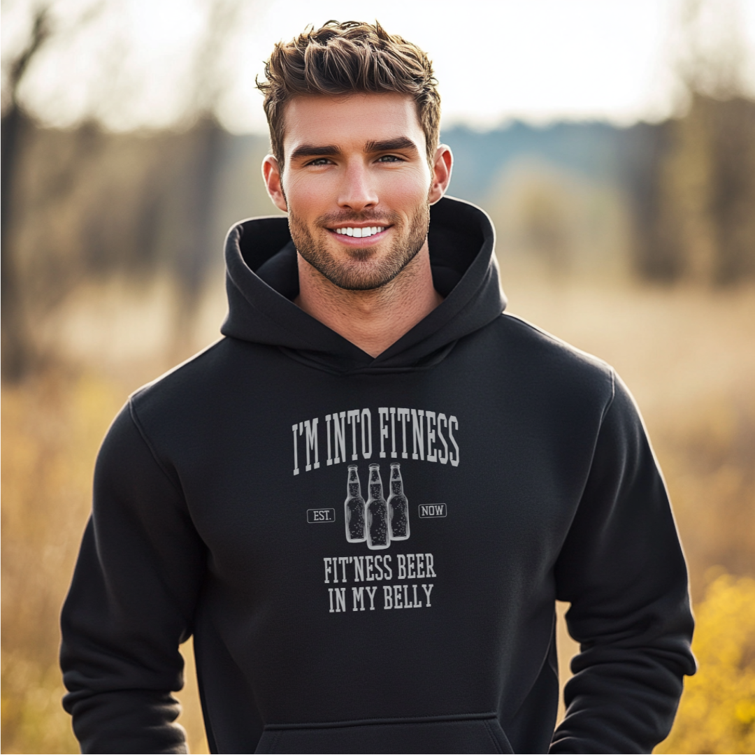 I'm Into Fitness Beer Long-Sleeve Hoodie