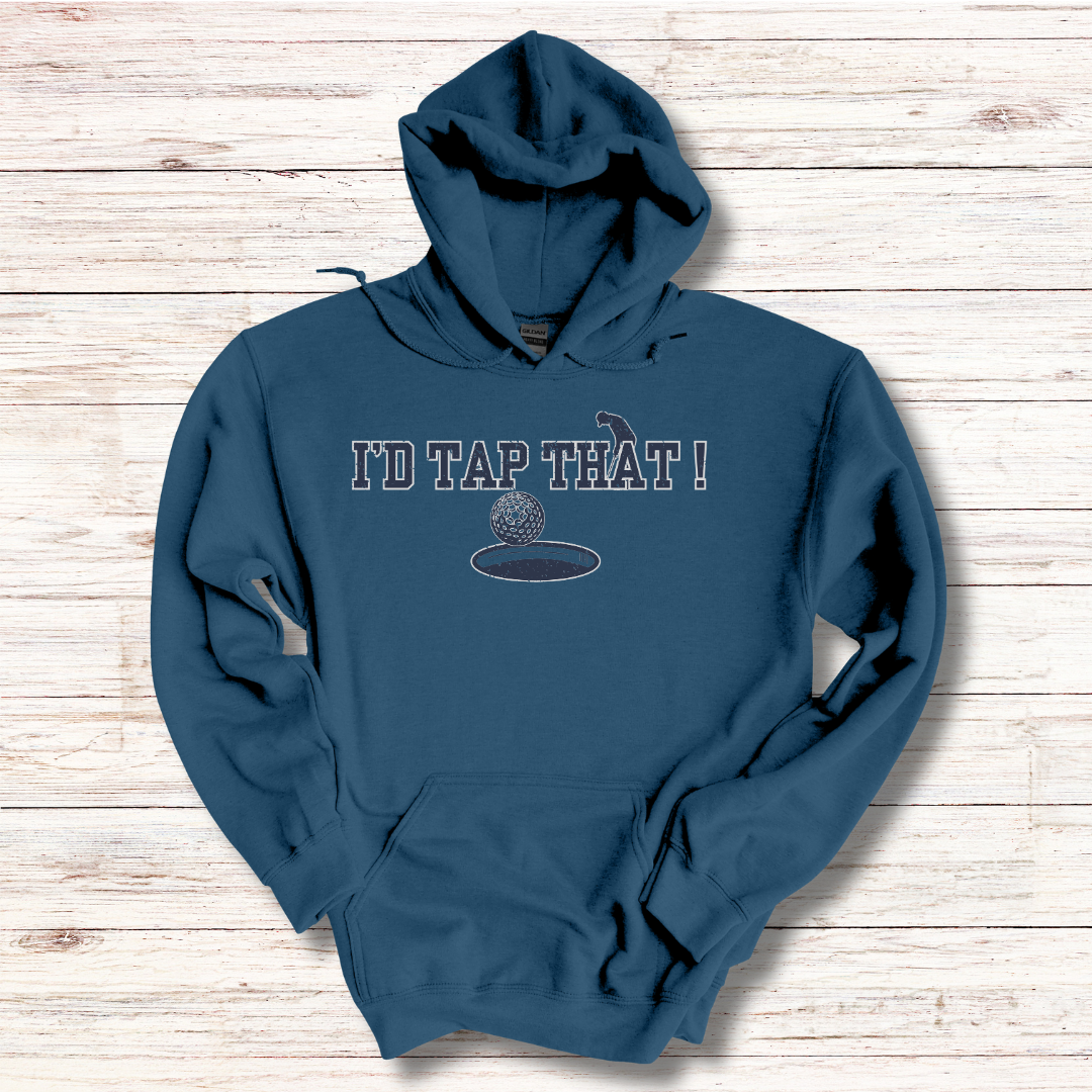 I'd Tap That Long-Sleeve Hoodie | Golfer Gift